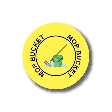 Ergomat 32in CIRCLE SIGNS - Mop Bucket DSV-SIGN 1024 #0492 -UEN